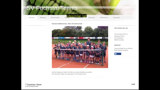 sv-fuchstal-tennis.de alternative sites