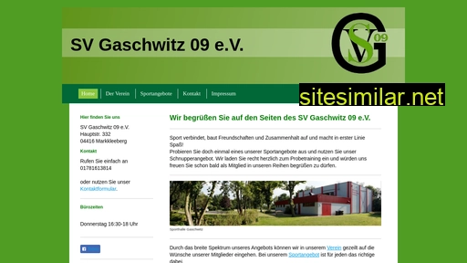 sv-gaschwitz-09.de alternative sites
