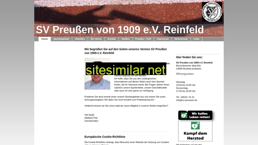 sv-preussen-reinfeld.de alternative sites