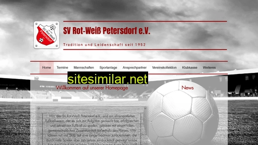 sv-rot-weiss-petersdorf-1952.de alternative sites