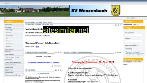 svwenzenbach.de alternative sites
