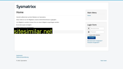Sysmatrixx similar sites