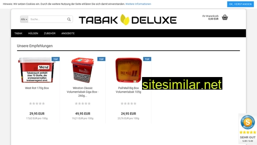 tabak-deluxe.de alternative sites