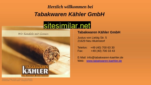 Tabakwaren-kaehler similar sites