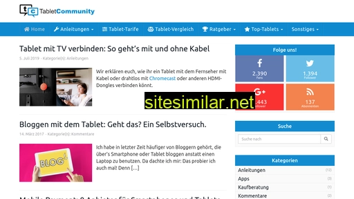 tabletcommunity.de alternative sites