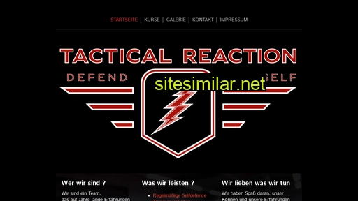 tactical-reaction.de alternative sites
