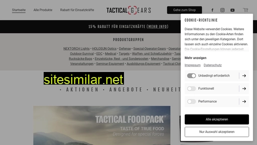 tacticalgears.de alternative sites
