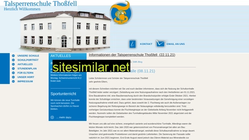 Talsperrenschule-thossfell similar sites