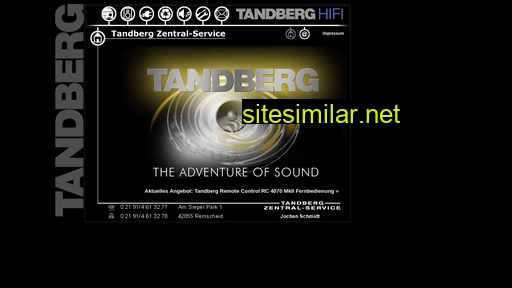 tandberg-hifi.de alternative sites