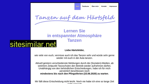 tanzen-haertsfeld.de alternative sites