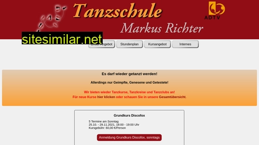 Tanzschule-markus-richter similar sites