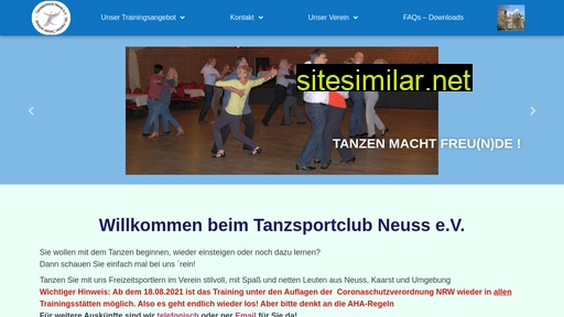 tanzsportclub-neuss.de alternative sites