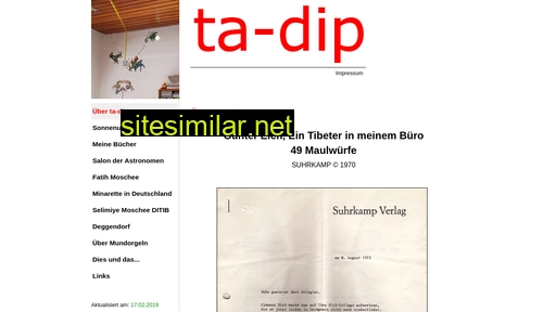 ta-dip.de alternative sites