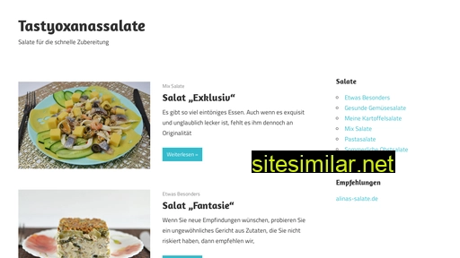 tastyoxanassalate.de alternative sites