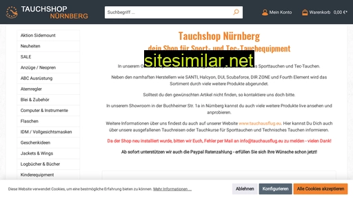 tauchshop-nuernberg.de alternative sites