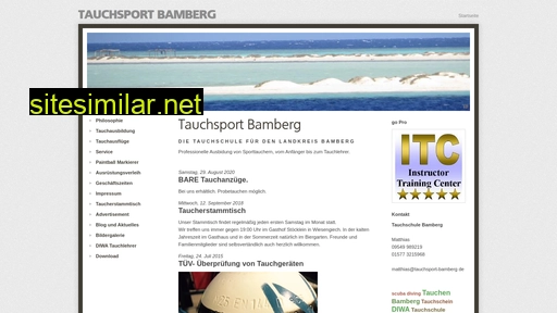 tauchsport-bamberg.de alternative sites