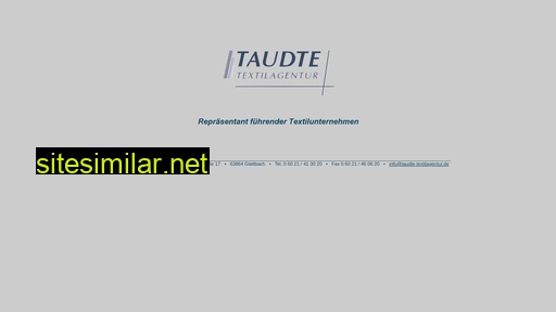 taudte-textilagentur.de alternative sites