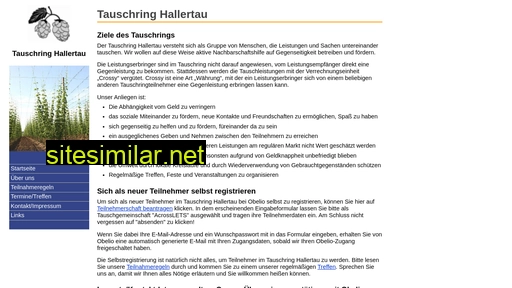 tauschring-hallertau.de alternative sites