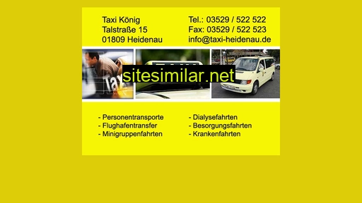 taxi-heidenau.de alternative sites