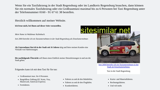 taxi-regensburg70.de alternative sites