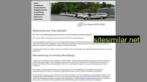 taxi-seeger.de alternative sites