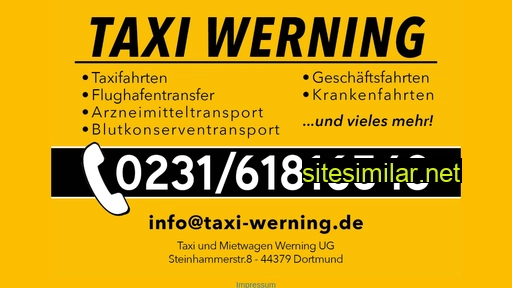 taxi-werning.de alternative sites