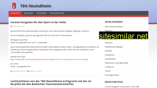 Tbg-neulussheim similar sites