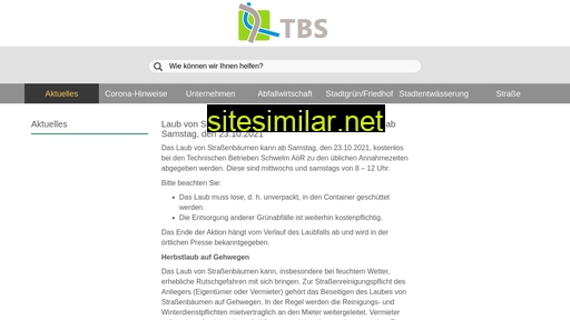 Tbs-schwelm similar sites