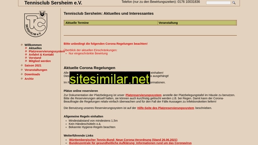tc-sersheim.de alternative sites
