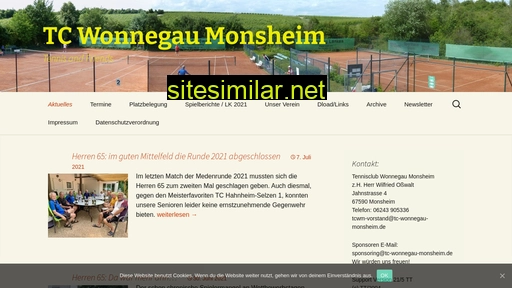 Tc-wonnegau-monsheim similar sites