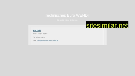 technisches-buero-wendt.de alternative sites