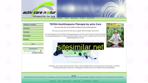 tefra-hochfrequenztherapie.de alternative sites