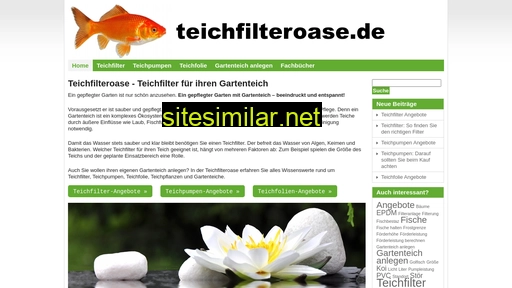 teichfilteroase.de alternative sites
