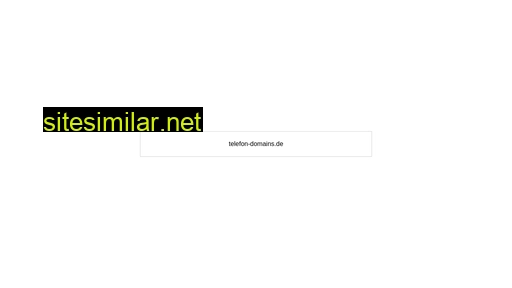 Telefon-domains similar sites