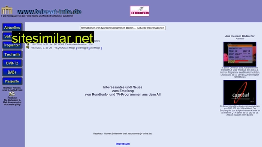telesat-info.de alternative sites