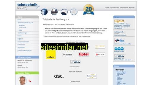 teletechnik-freiburg.de alternative sites