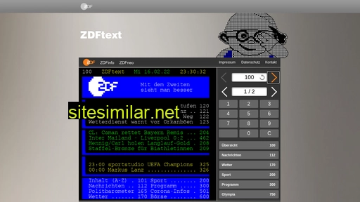 teletext.zdf.de alternative sites