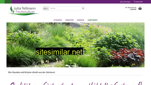 tellmann-stauden-shop.de alternative sites
