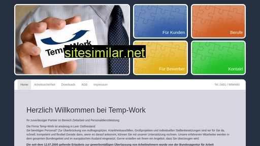 temp-work.de alternative sites