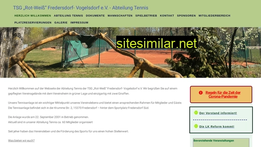 tennis-fredersdorf.de alternative sites