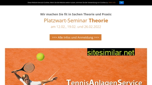 tennisanlagenservice.de alternative sites
