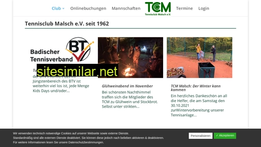 Tennisclubmalsch-online similar sites
