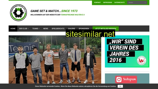 Tennisfreunde-wulfen similar sites