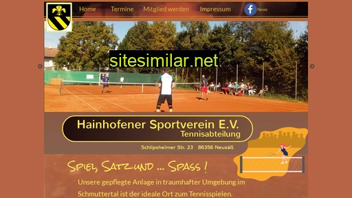 tennishainhofen-augsburg.de alternative sites