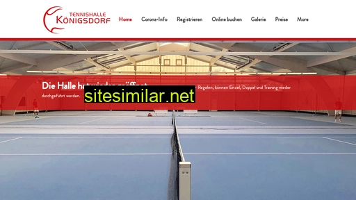 Tennishalle-koenigsdorf similar sites
