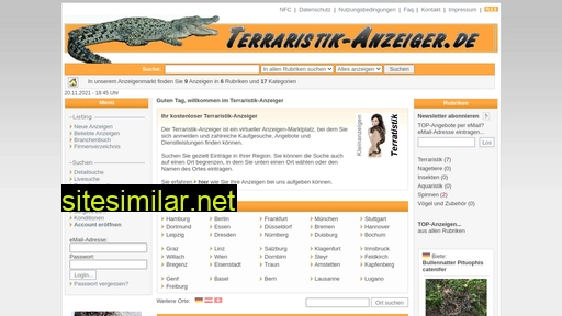 terraristik-anzeiger.de alternative sites