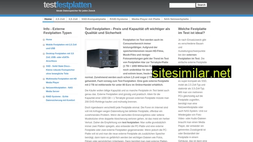 Testfestplatten similar sites