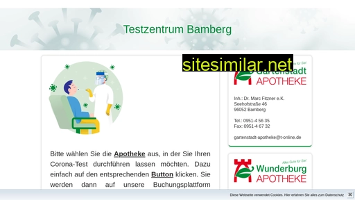 testzentrum-bamberg.de alternative sites