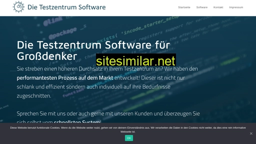 Testzentrum-software similar sites