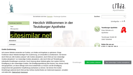 teutoburger-apotheke.de alternative sites